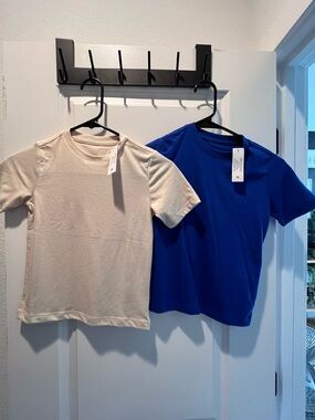 wonder nation Short Sleeve Crew Tees in Royal Blue and Cream